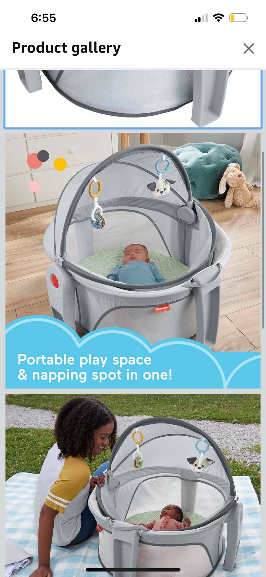 NEW fisher Price Baby Dome