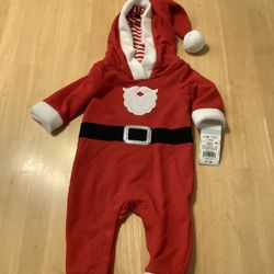 NWT Boys 0-3 Months Carter’s Santa Outfit