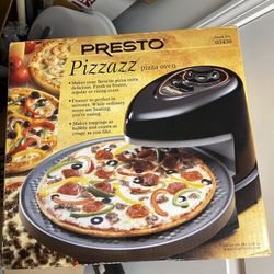 Presto Pizzazz Pizza & Snack Maker-Brand New