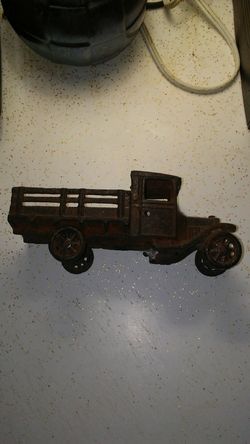 Antique metal truck