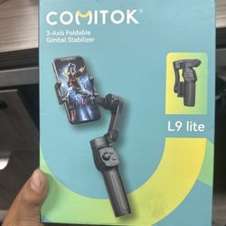 Brand New COMITOK L9 Lite 3-Axis Gimbal Stabilizer – Phone Video Stabilizer