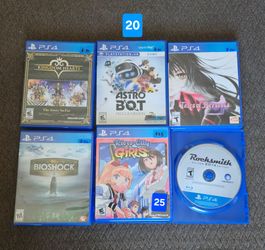 PS4 Games – $20 each