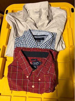 3 men’s large shirts