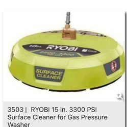 Ryobi Pressure Washer Surface Cleaner
