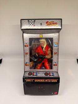 WWE Elite Collection X Street Fighter Series #3 “Dirty” Dominik Mysterio As Ken
