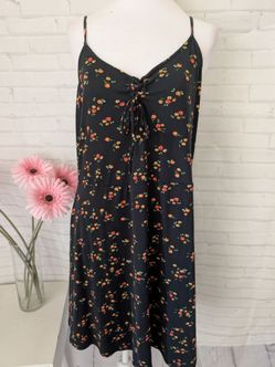 Black Floral dress size L