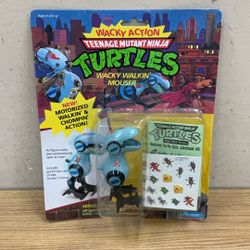 1989 PLAYMATES WACKY ACTION TEENAGE MUTANT NINJA TURTLES WACKY WALKIN’ MOUSER.