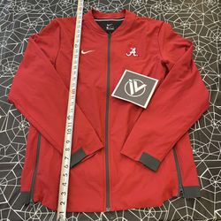Alabama Crimson Tide Nike Zipper Jacket MENS Size Medium EUC