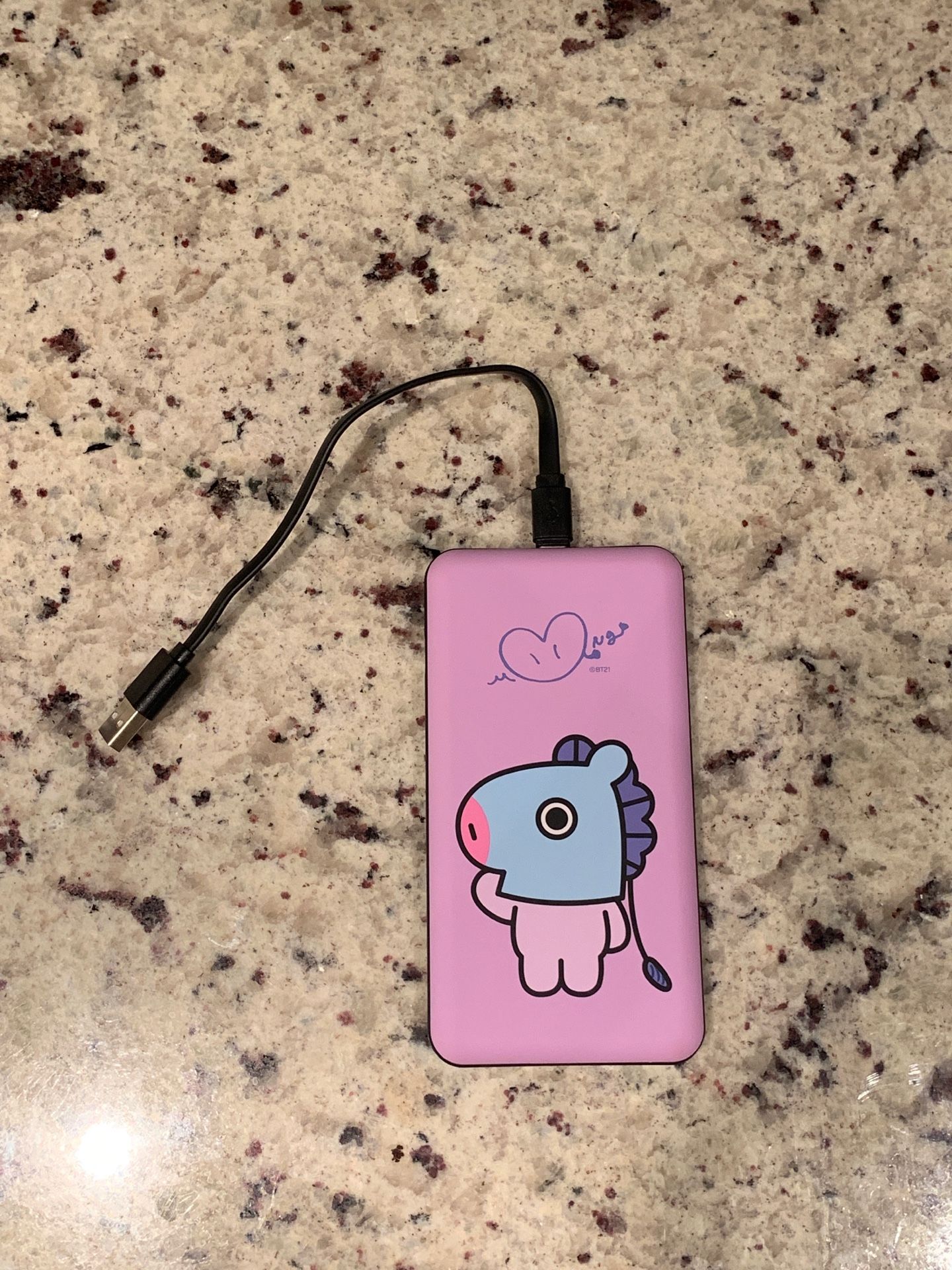 BT21 BTS Mang external battery charger