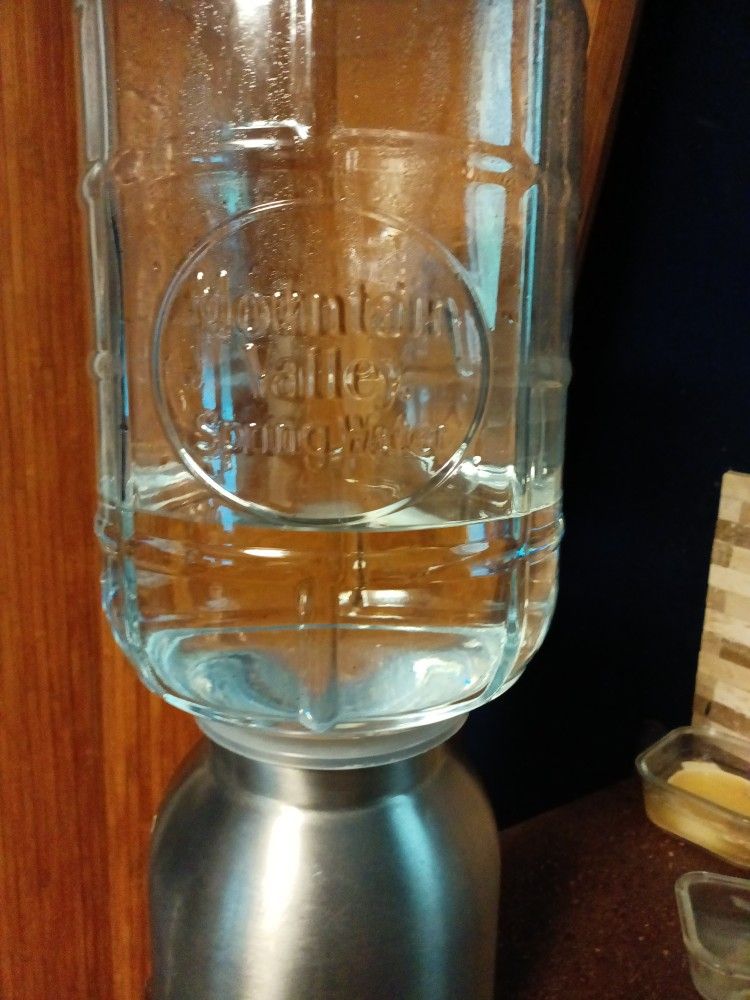 Thick Glass  Collectable W/ Stainless steel Dispenser