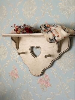 Distressed vintage shelf