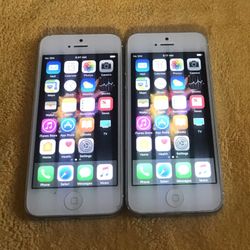 2 iPhone 5 16gb Att Only 