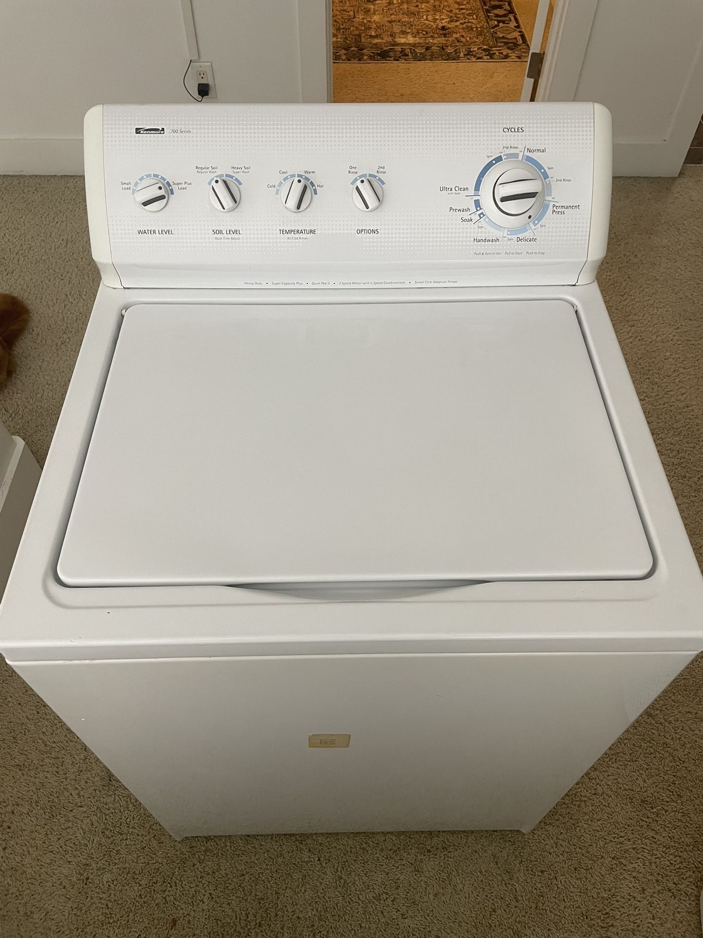 Kenmore 700 Series Washing Machine