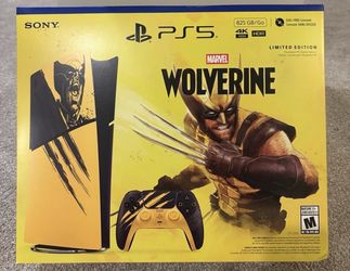 Marvel Wolverine Limited Edition Sony PlayStation 5 (PS5) 825GB 4K - IN HAND