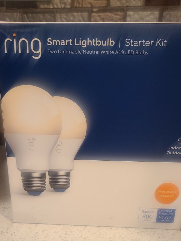 Ring A19 Smart LED bulb Starter Kit