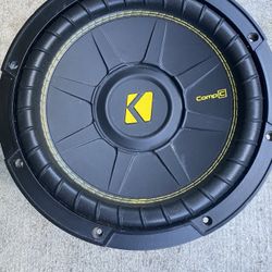 Kicker 10” Inch Comp C Single Coil Subwoofer 