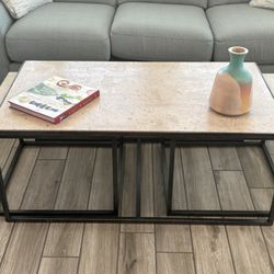 Coffee Table And Matching End And Accent Tables