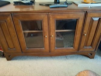 Solid wood TV stand/cabinet