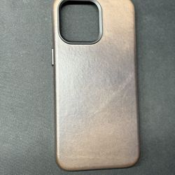 Andar Leather Case “Stone Gray” For (Apple iPhone 15 Pro Max)