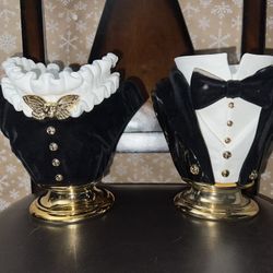Mr & Mrs Dracula Candle Holder