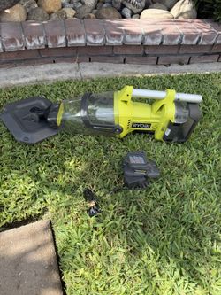 Ryobi One + Underwater Pool Vacuum