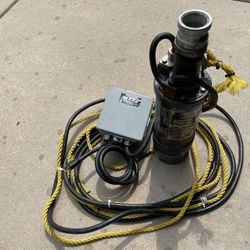Prosser 1 Hp Slimline Submersible Pump W/control Box