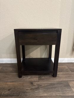 Brown side table