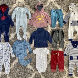 Baby boys 12 months fall / winter clothing lot