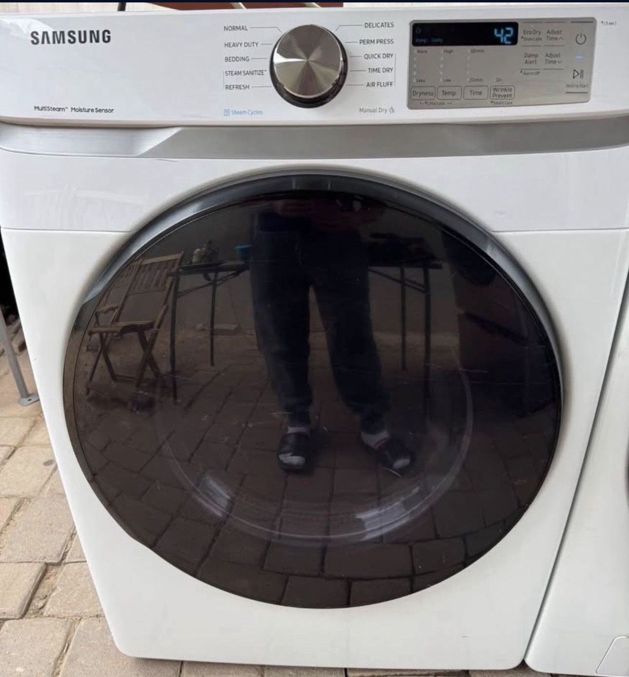 Dryer Samsung Electric White