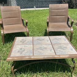 Hampton Bay three-piece patio set