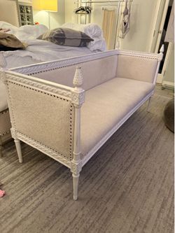 French-Style Upholstered Settee / Loveseat