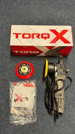 TORQ TORQX Random Orbital Car Polisher Kit – 700W with Box & Accessories