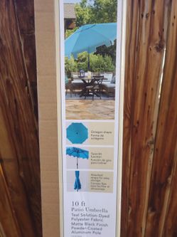 New 10ft Blue Umbrella.