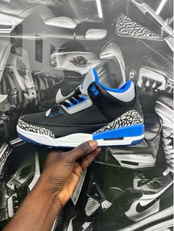 Retro 3 Sport Blue