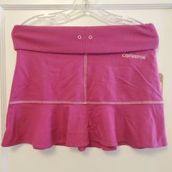 NWT Converse Foldover Waist Skater Skirt Girls XL 14
