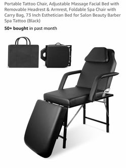 Portable tattoo chair/Adjustable massage or facial chair
