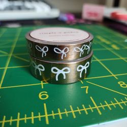 White & Gold Washi Tape Set
