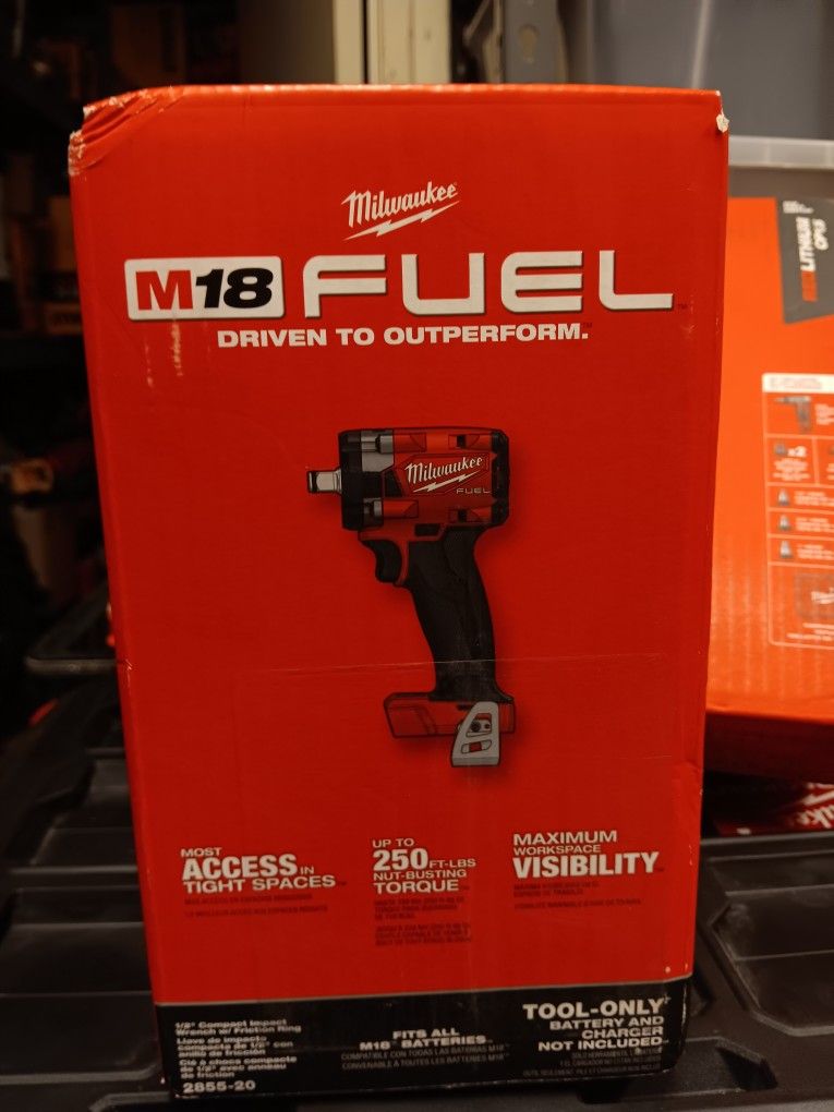 Milwaukee M18 FUEL 1/2" Compact Impact Wrench w/ Friction Ring Tool-Only