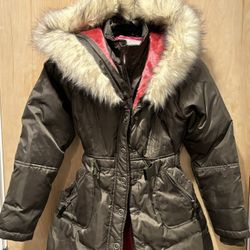 COUPE CUTIE COAT JACKET WITH DETACHABLE HOOD SIZE S/P