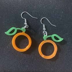 Handmade Orange Earrings