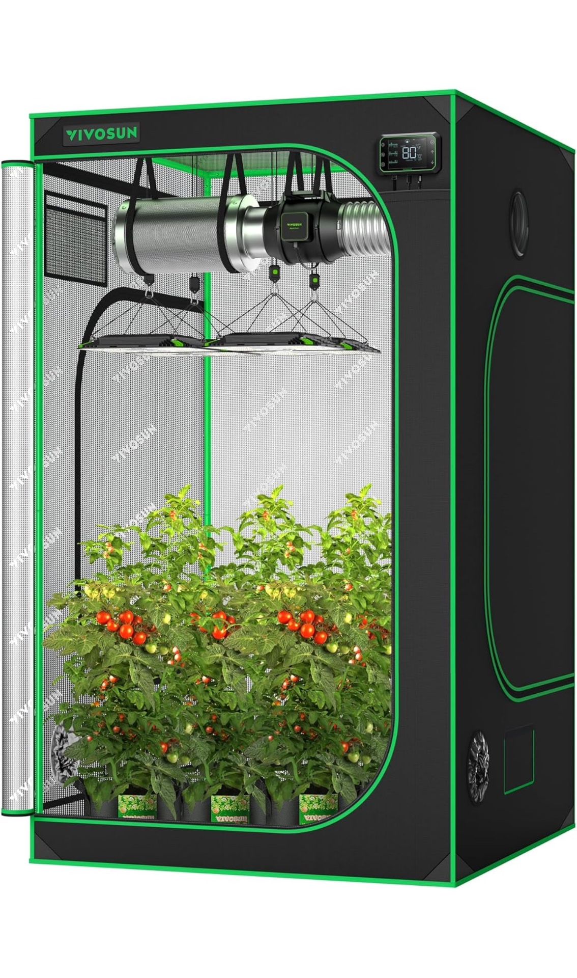 VIVOSUN  GROW TENT 48”x48”x80”