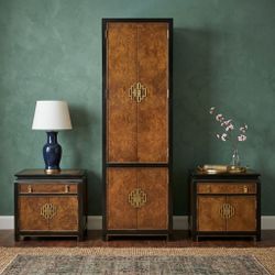Cabinet Dresser Nightstands Chin Hua Set by Century Chinoiserie