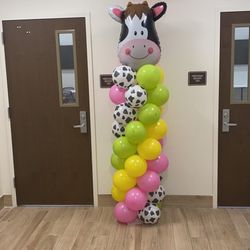 Columnas Balloons - Happy Birthday 