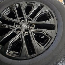 4 NEW 2026 FORD F150 LARIAT BLACK WHEELS&TIRES $1650