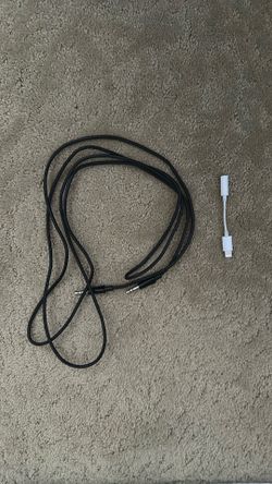Aux cord + Dongle