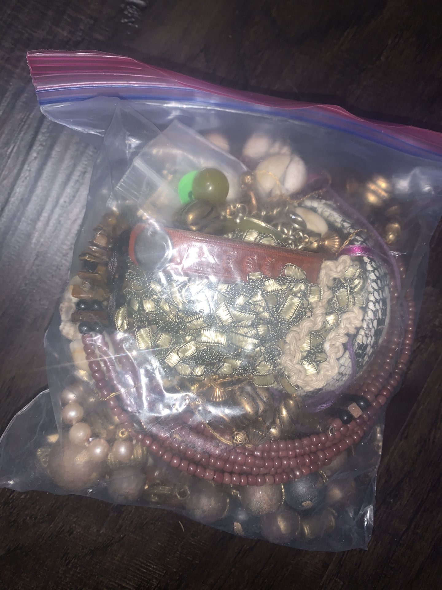 Big bag of costume jewelry!