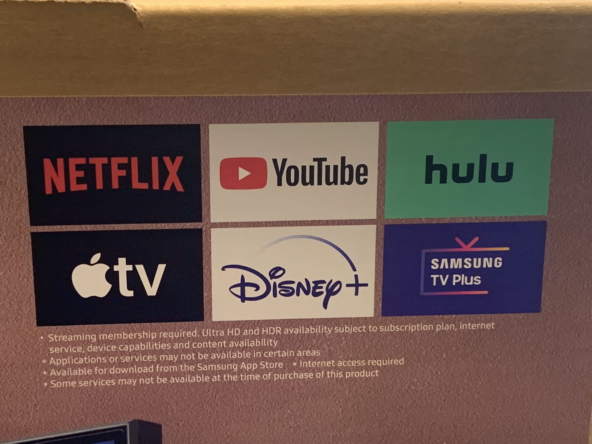 55” Samsung Smart 4K UHD Television