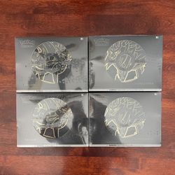 4 Zamazenta/Zacian Elite Trainer Boxes 48 Packs In Total Great For Pack Breaks
