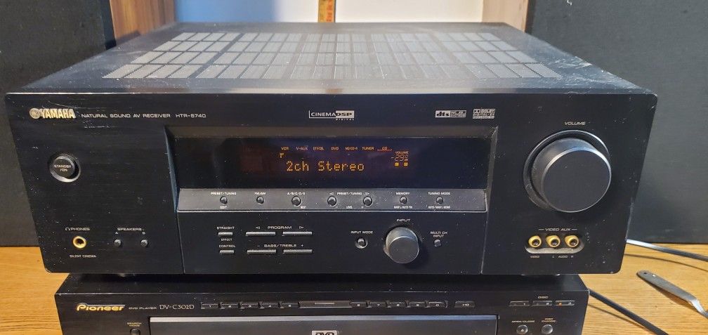 Yamaha HTR-5740 Receiver 6.1 Channel Surround Sound HiFi Stereo Dolby Pro Logic