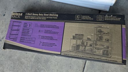 5- shelving unit heavy duty